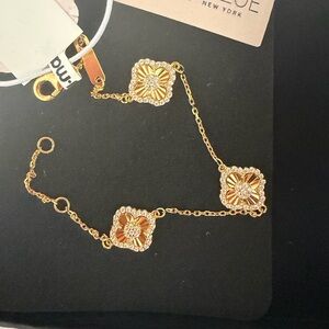 Rachel Zoe Gold Bracelet with Silver Accents